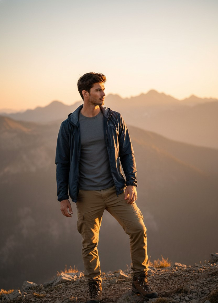 Artistic & Creative — Golden Peak Portrait (Male)