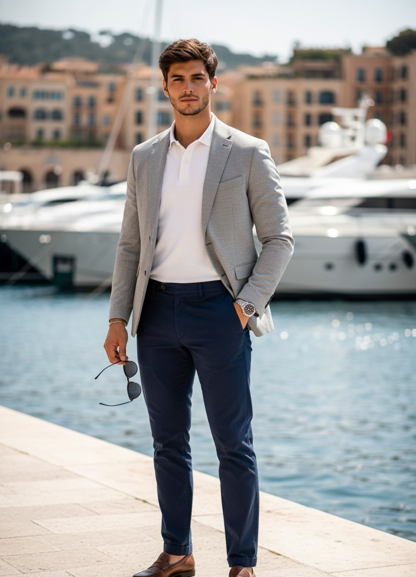 Luxury & High Society — Monaco Elite Style (Male)