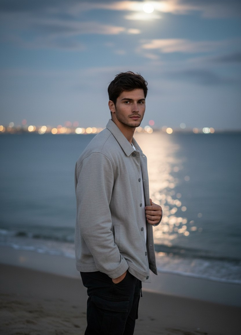 Sea Portraits — Night Ocean Portrait (Male)