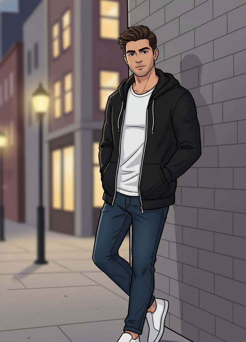 CARTOON PORTRAIT CATEGORY — Urban Street Cartoon (Male)