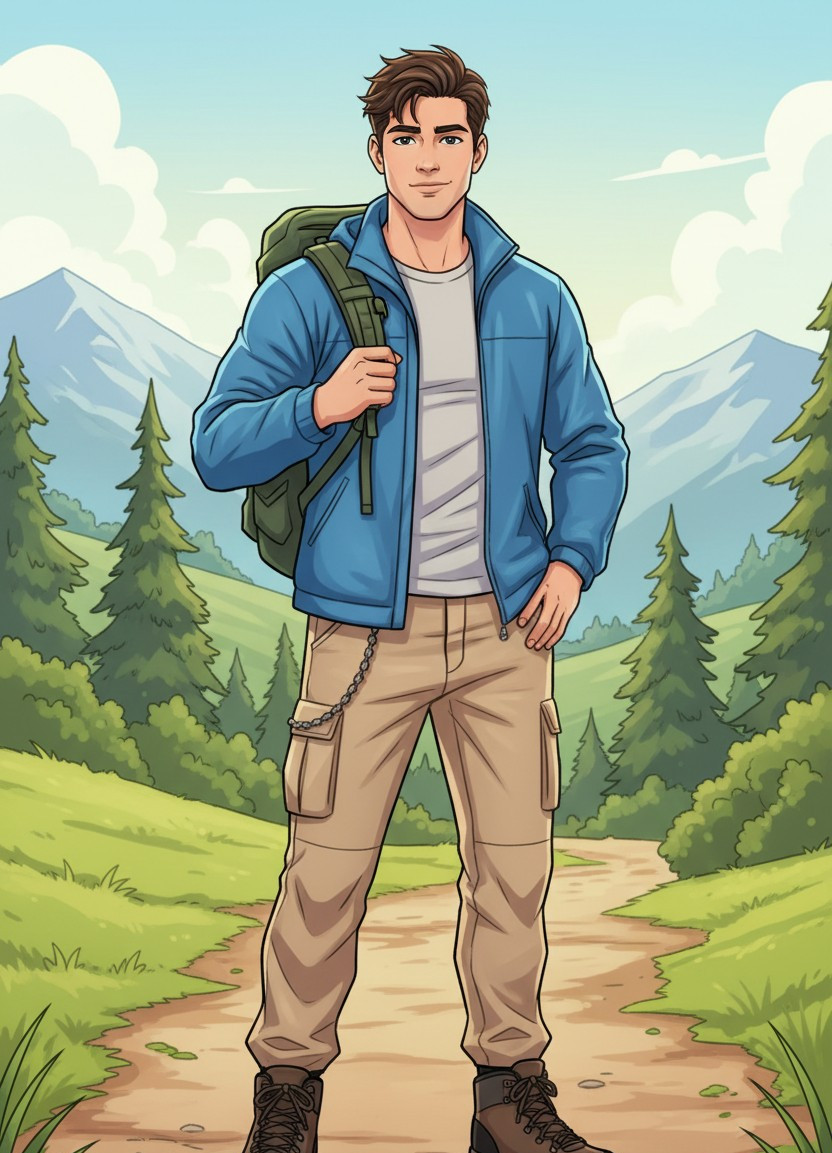 CARTOON PORTRAIT CATEGORY — Adventure Cartoon (Male)