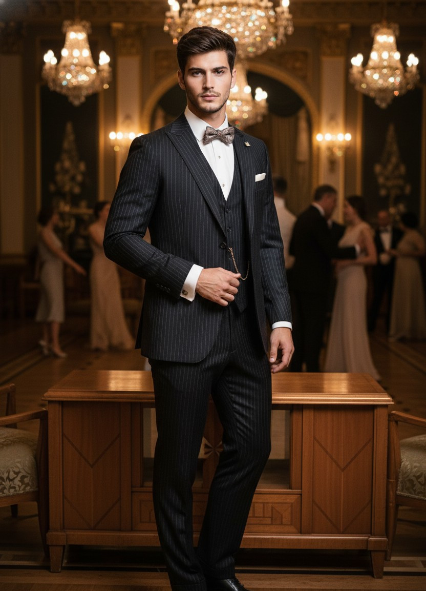 Vintage & Retro Aesthetic — 1920s Gatsby Portrait (Male)