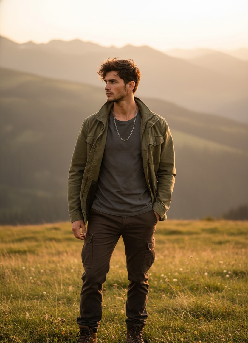 Soft Dreamy Natural Light — Mountain Light Serenity (Male)