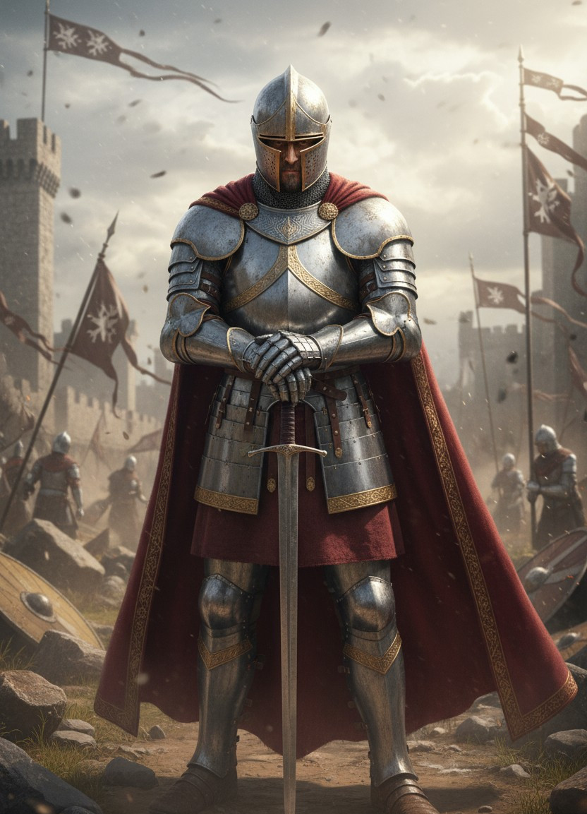 Legendary Warriors of the World — Medieval Knight (Male)