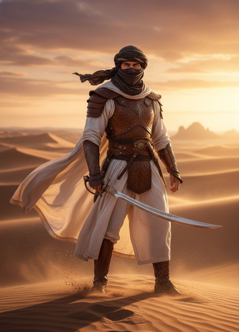Legendary Warriors of the World — Arab Desert Warrior (Male)