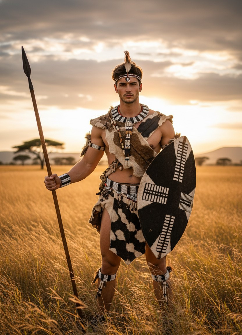 Legendary Warriors of the World — Zulu Warrior (South Africa) (Male)