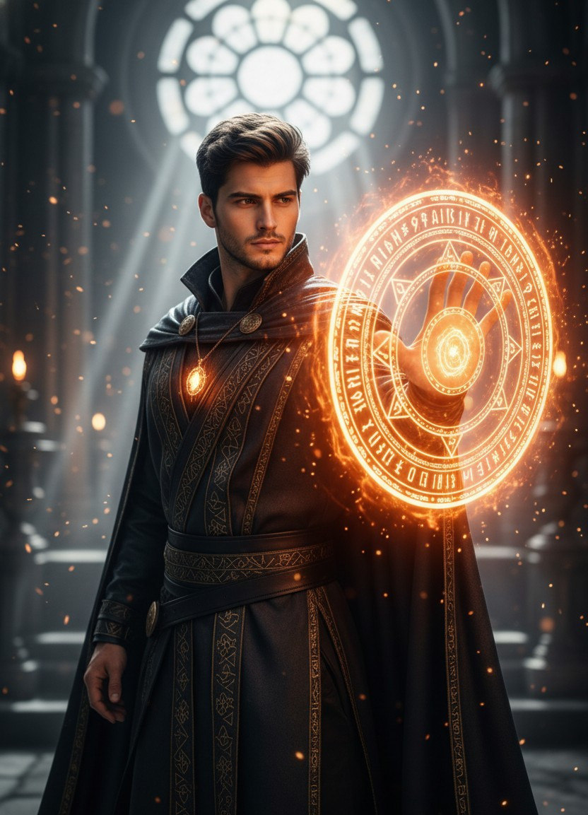 Superhero Portraits — Doctor Strange Style Mystic Hero (Male)