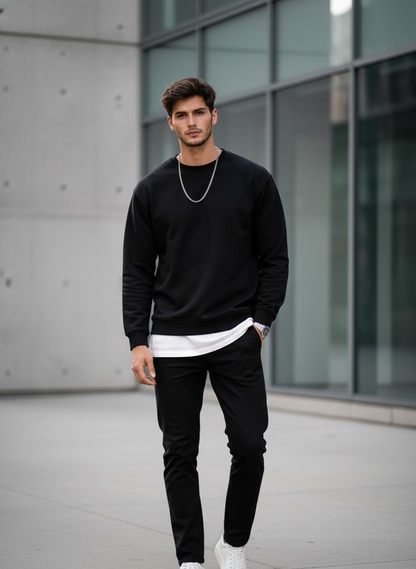 Fashion & Lifestyle — Urban Minimalist (Male)