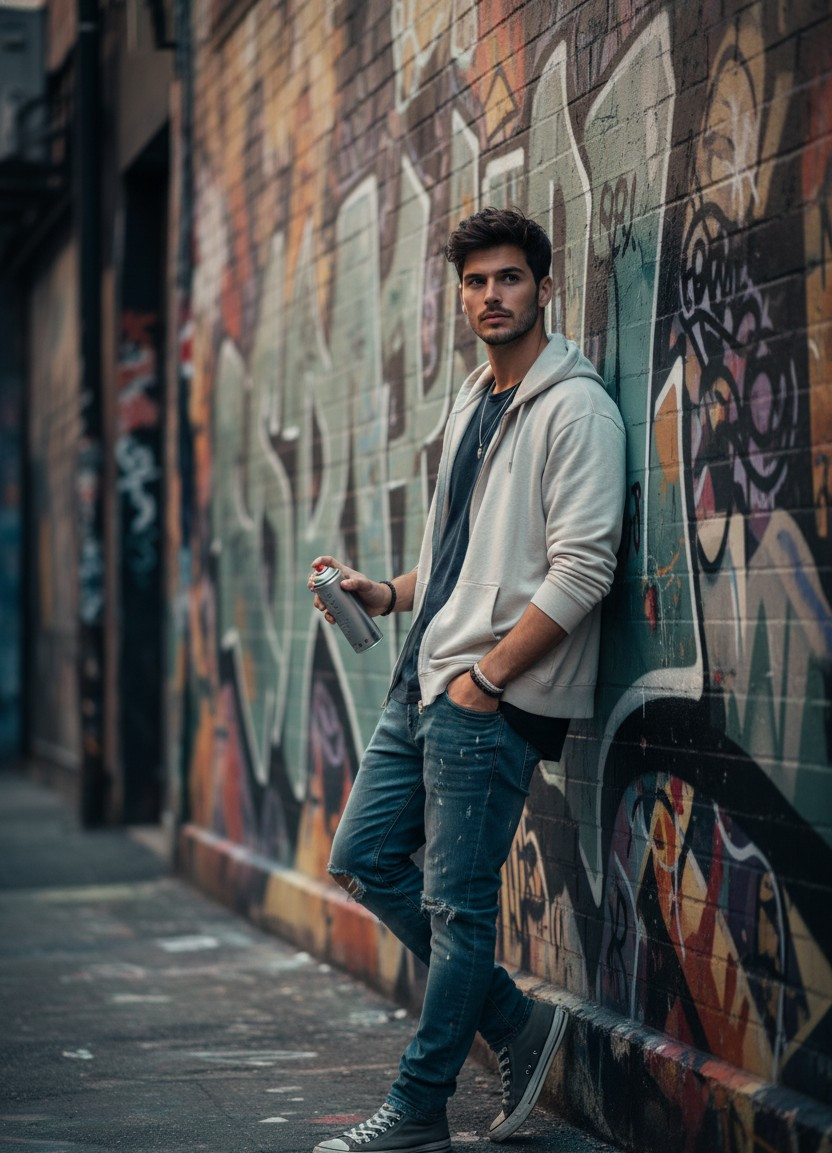 Urban & Street Style — Graffiti Artist Style (Male)