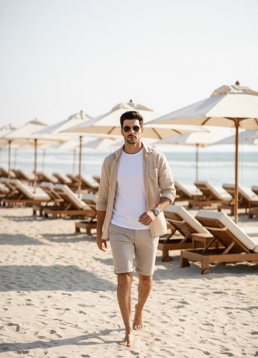 Instagram Model Aesthetic — Luxury Beach Lifestyle (Male)