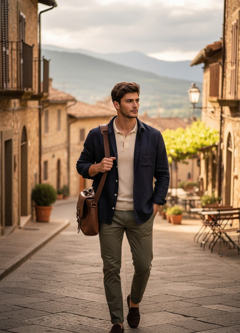 Instagram Model Aesthetic — Travel Influencer (Male)