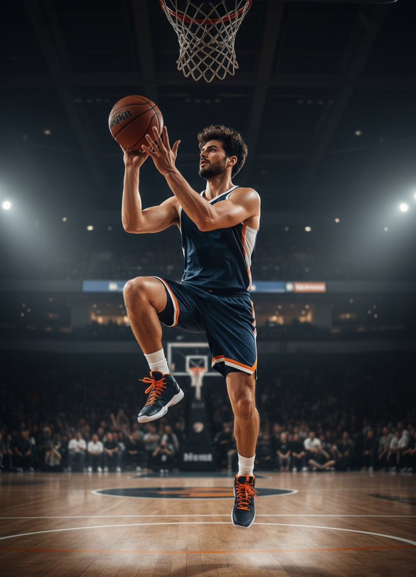 Sports and Athletes — Basketball Court Athlete (Male)