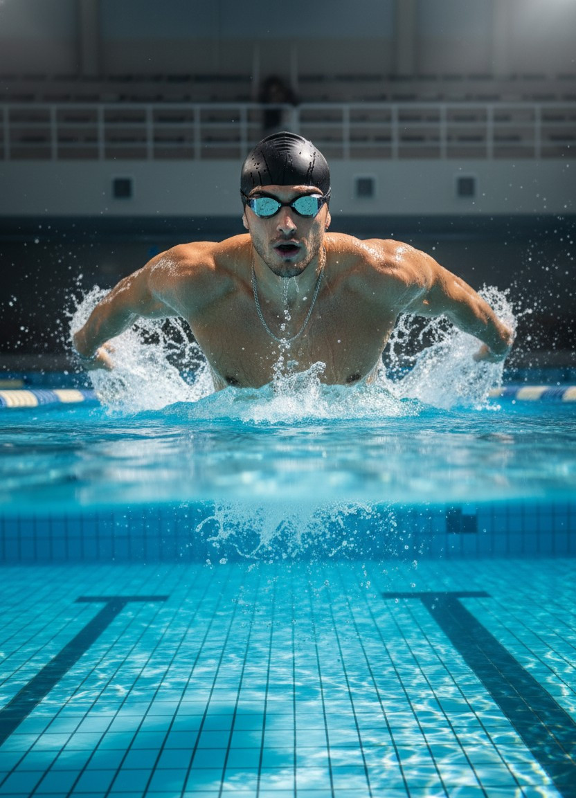 Sports and Athletes — Swimming Athlete (Male)