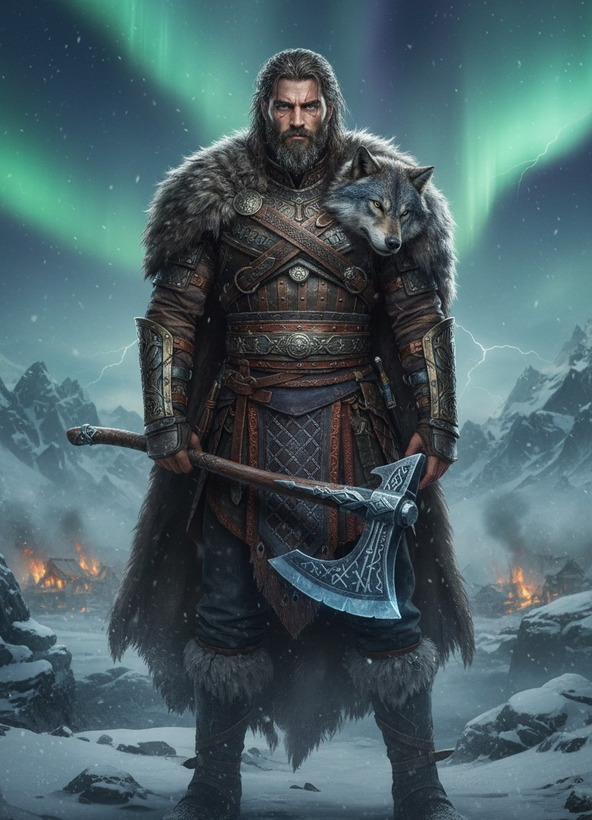 Cinematic Game Heroes — Norse Warrior God (Male)