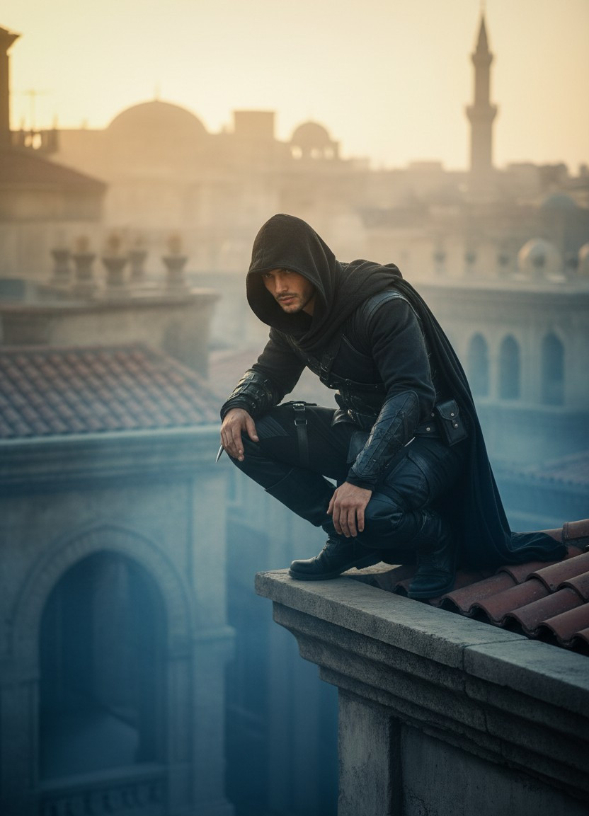 Cinematic Game Heroes — Assassin Stealth Master (Male)