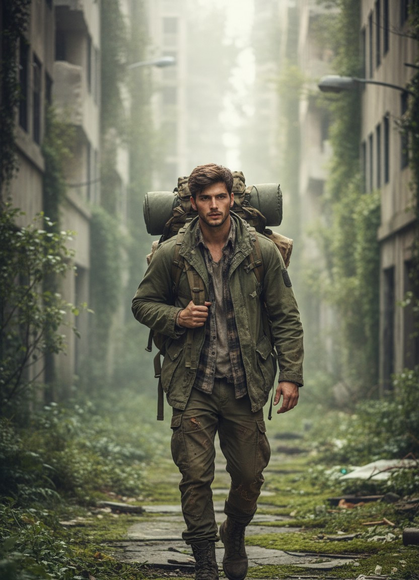 Cinematic Game Heroes — Post-Apocalyptic Survivor (Male)
