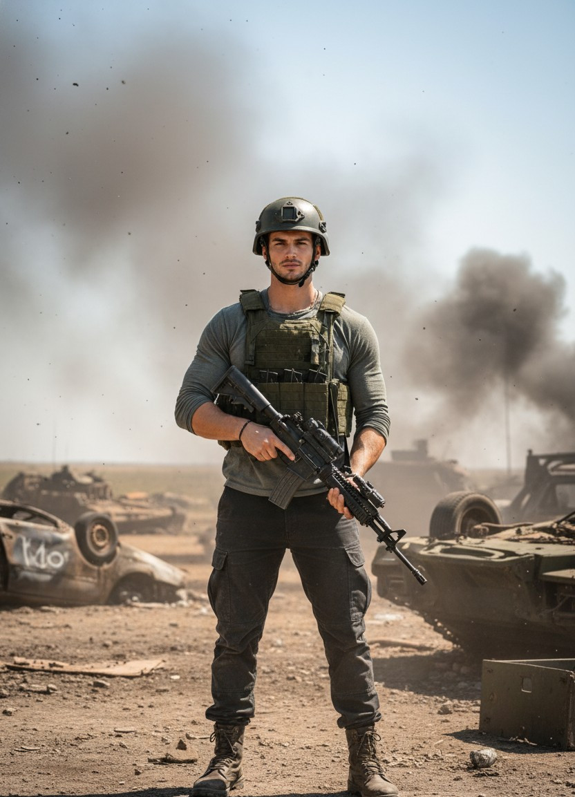 Cinematic Game Heroes — Battle Royale Champion (Male)