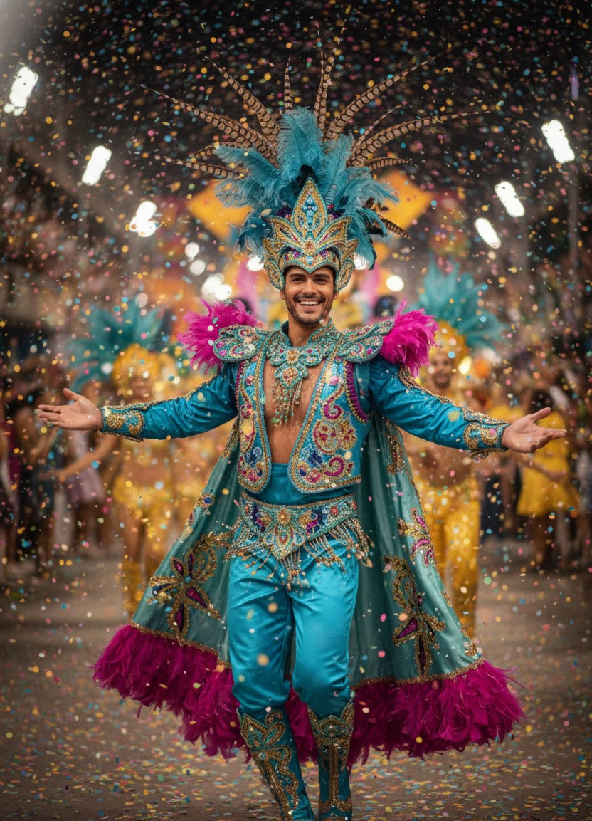 Worldwide Festival & Cultural Looks — Brazilian Carnival Style (Male)