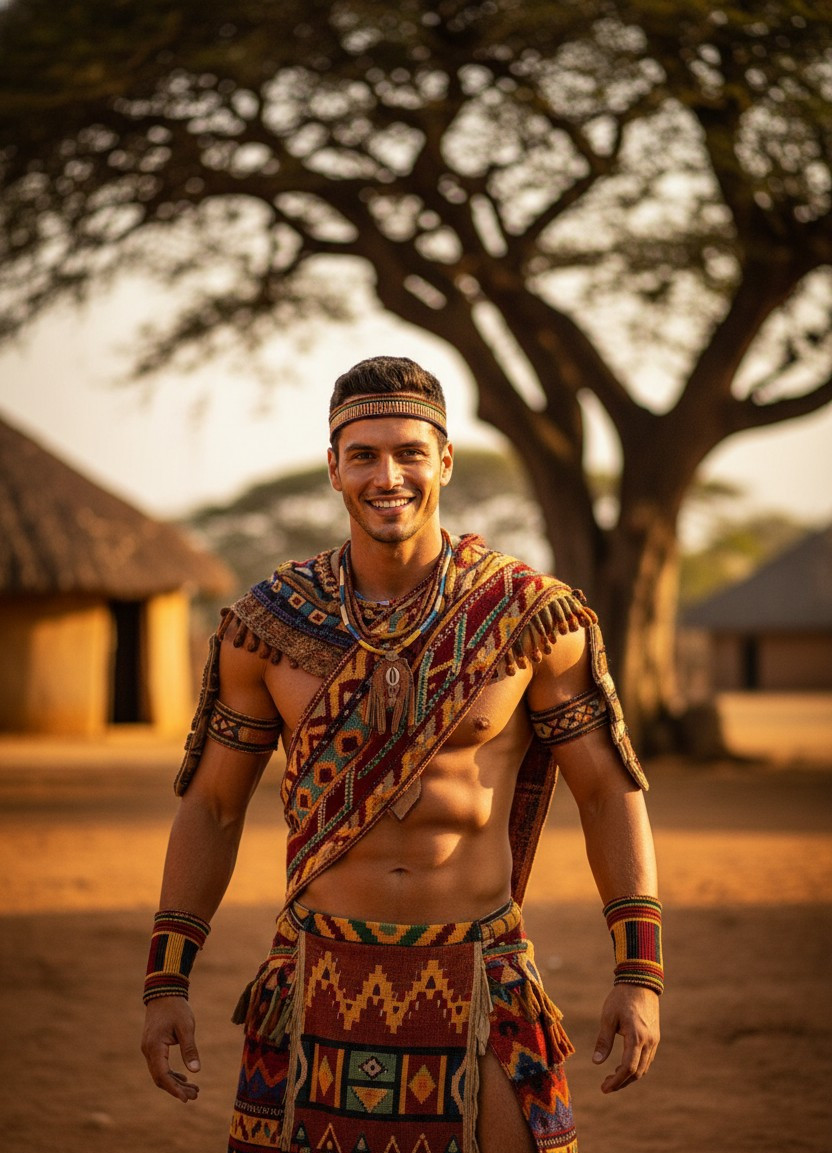 Worldwide Festival & Cultural Looks — African Tribal Festival (Male)