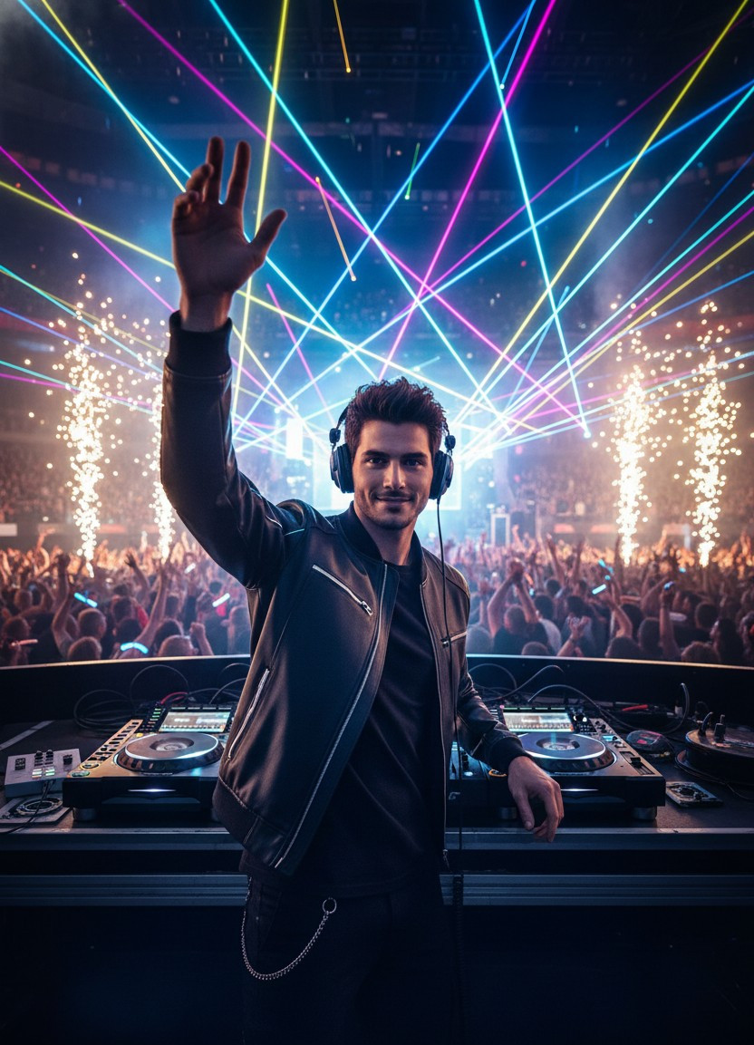 Rockstar & Music Icon — EDM DJ Superstar (Male)