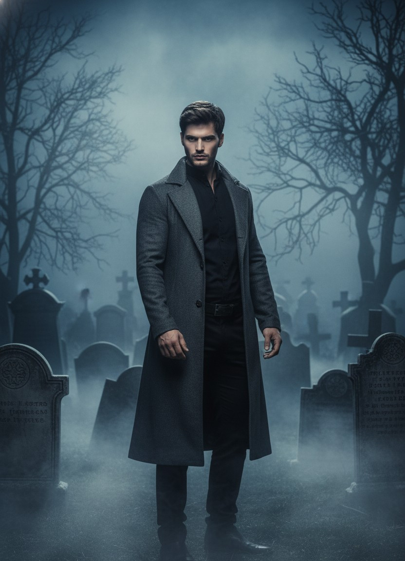 Gothic Elegance — Cemetery Gothic Mood (Male)