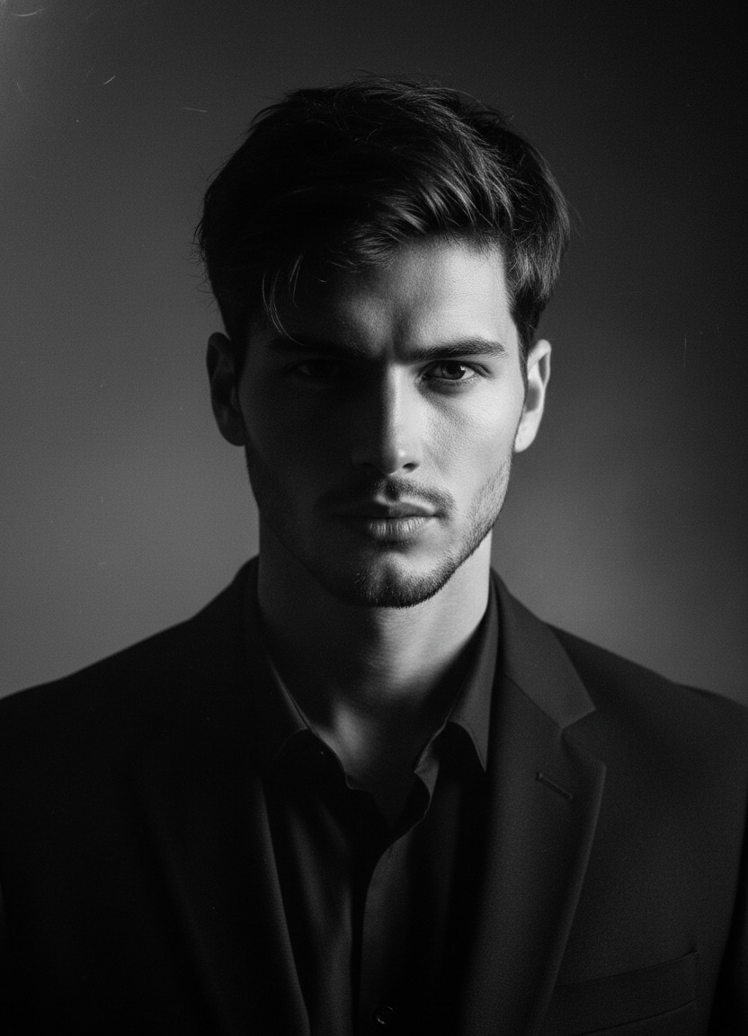 Gothic Elegance — Gothic Noir Portrait (Male)