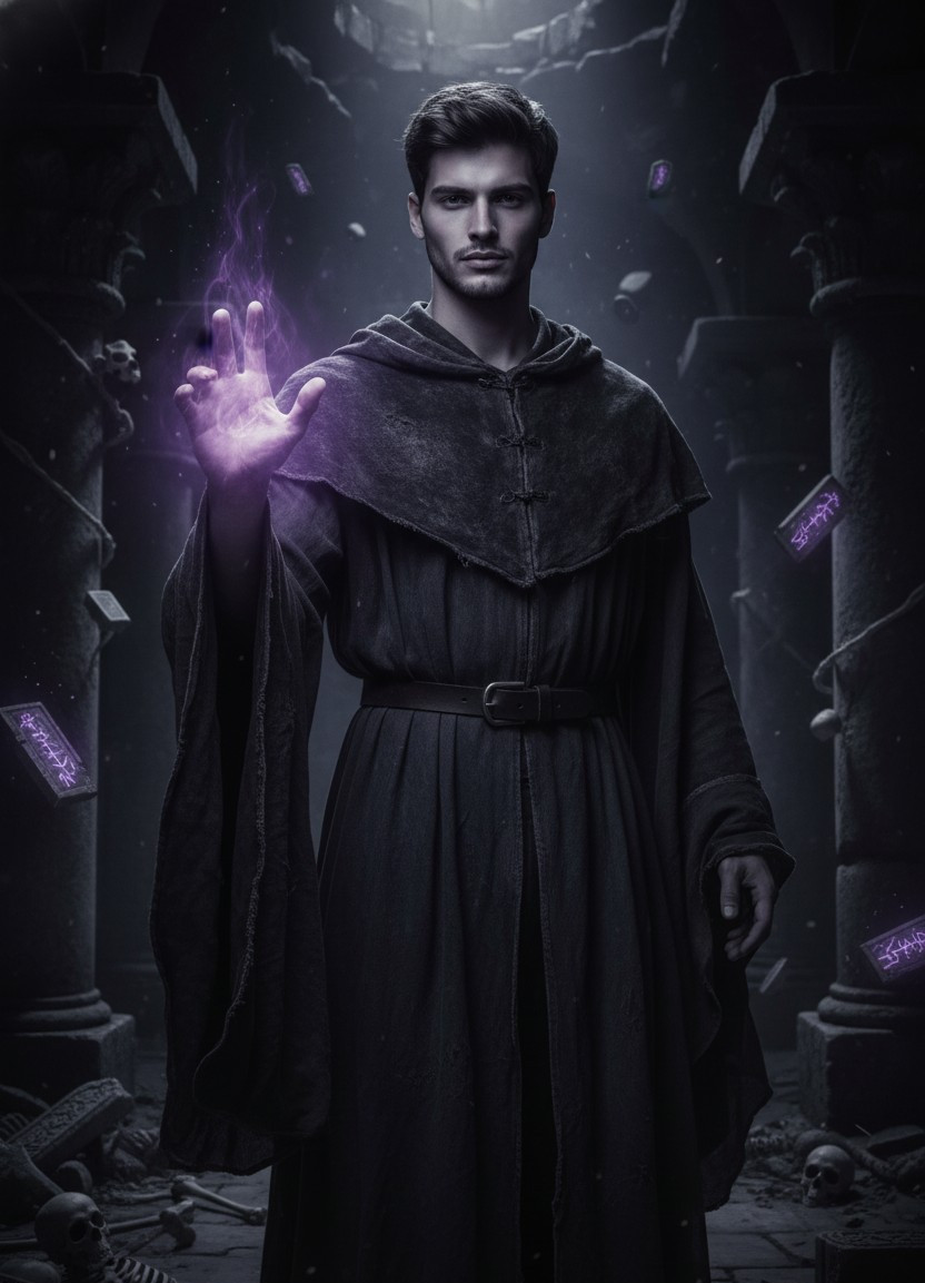 Gothic Elegance — Gothic Necromancer Style (Male)