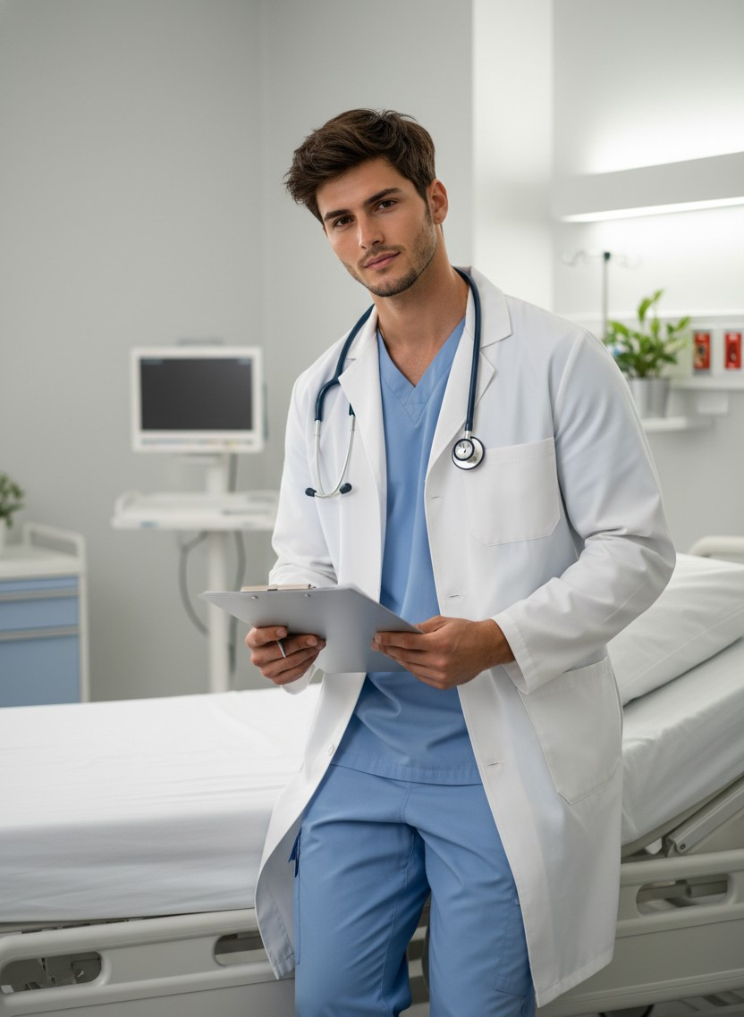 Professional & Career — Doctor Medical Portrait (Male)