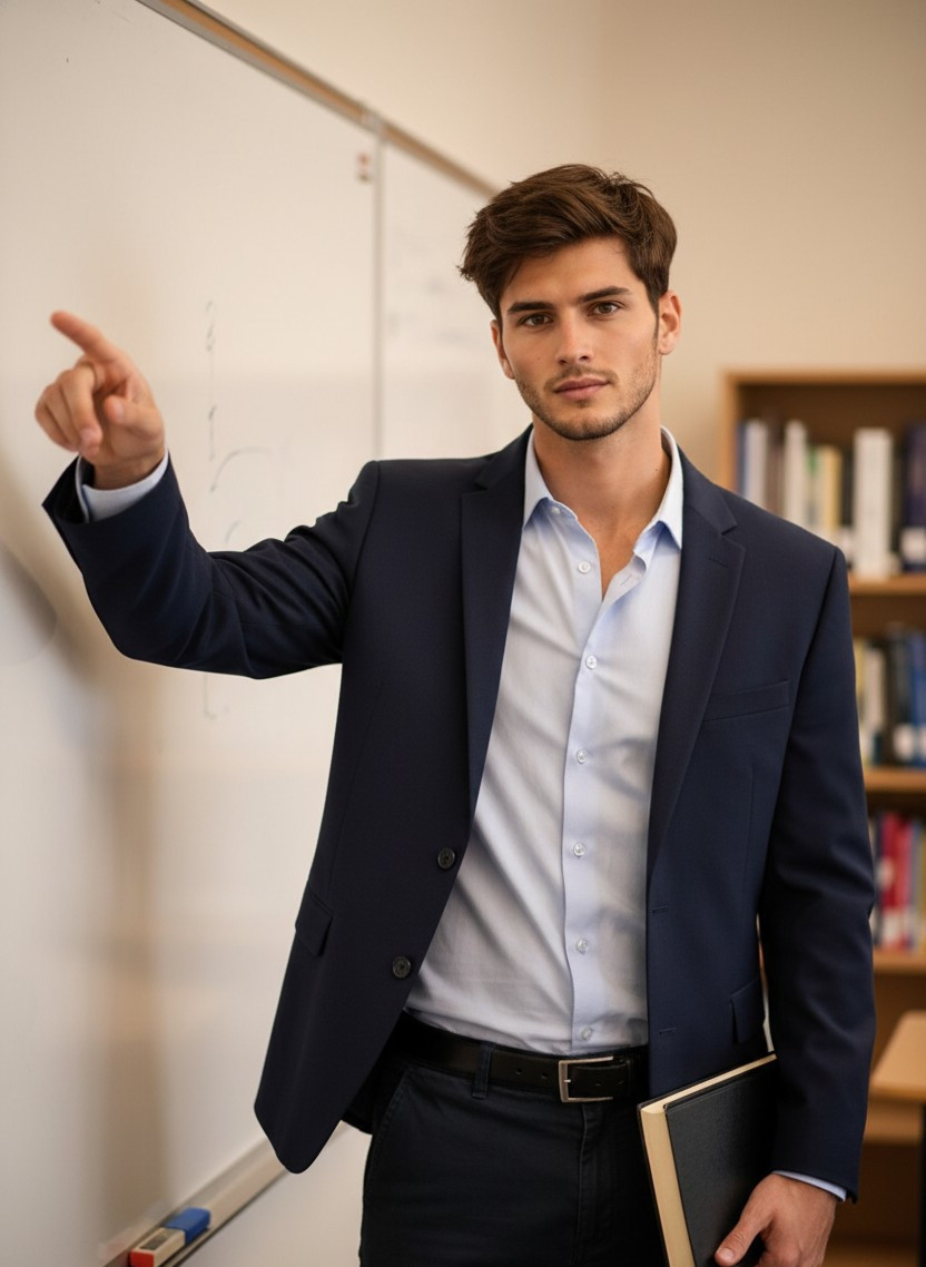 Professional & Career — Professor Academic Look (Male)