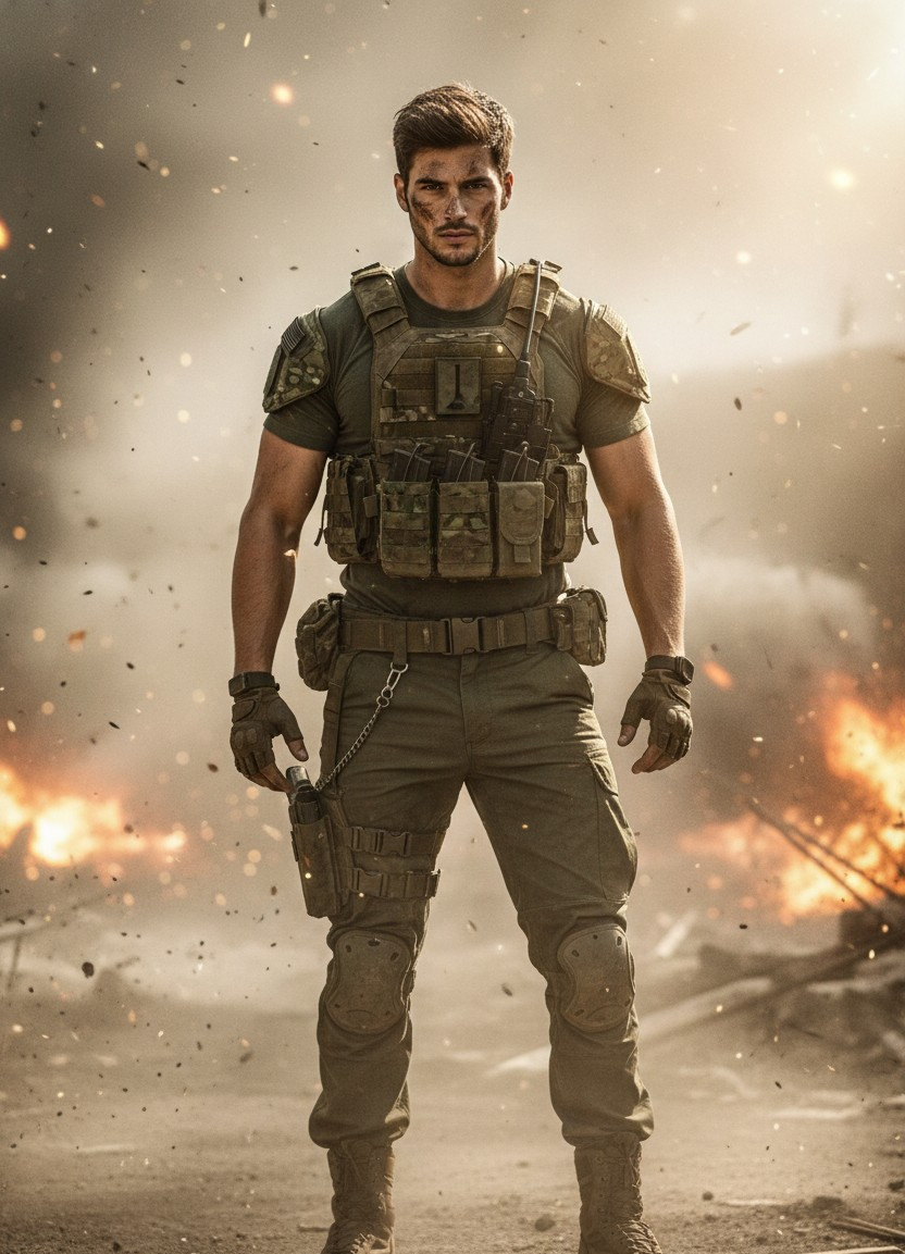 Apocalypse & Survival — War Zone Survivor (Male)