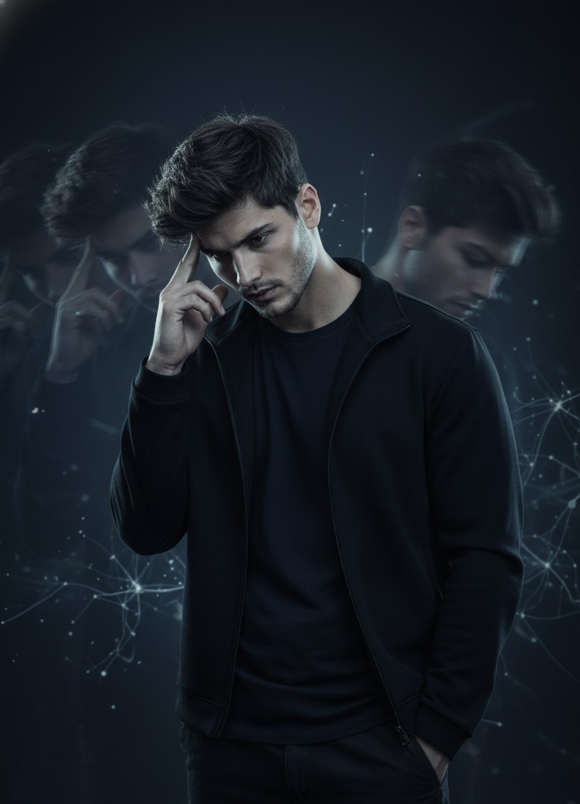 Mind & Emotion Portraits — Overthinking Mind (Male)