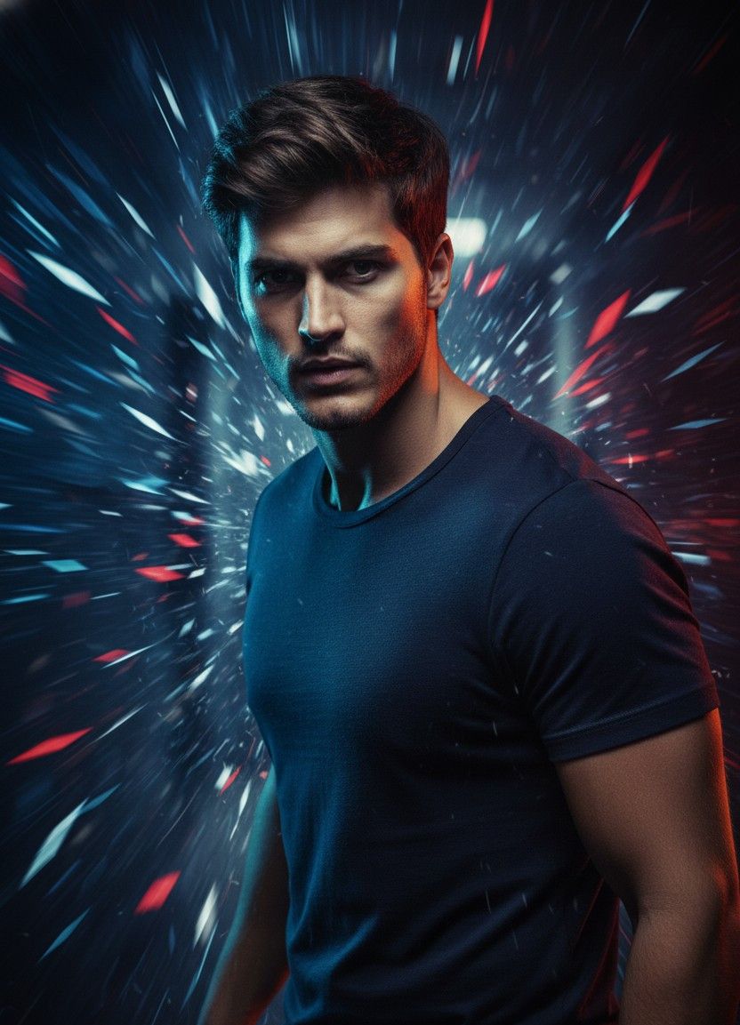 Mind & Emotion Portraits — Inner Chaos (Male)