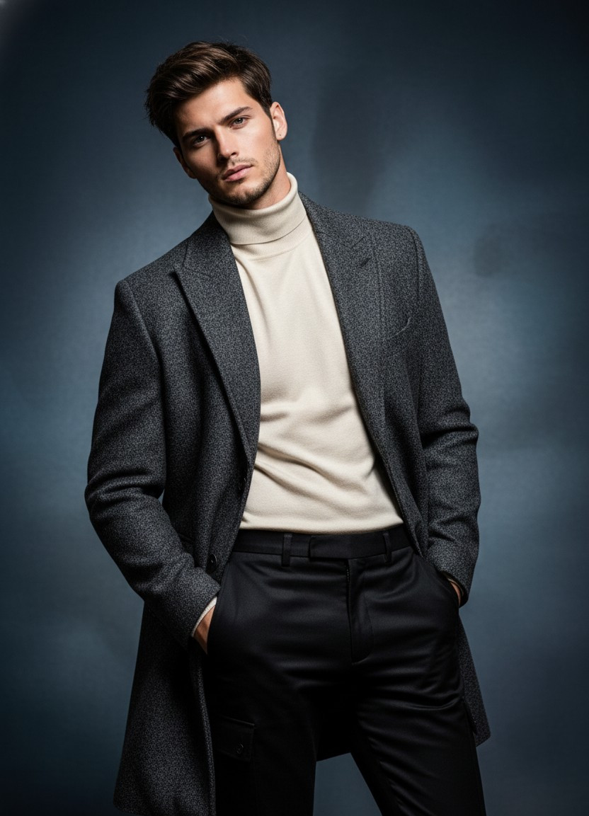 Professional Studio Mastershots — Fashion Editorial Shot (Male)