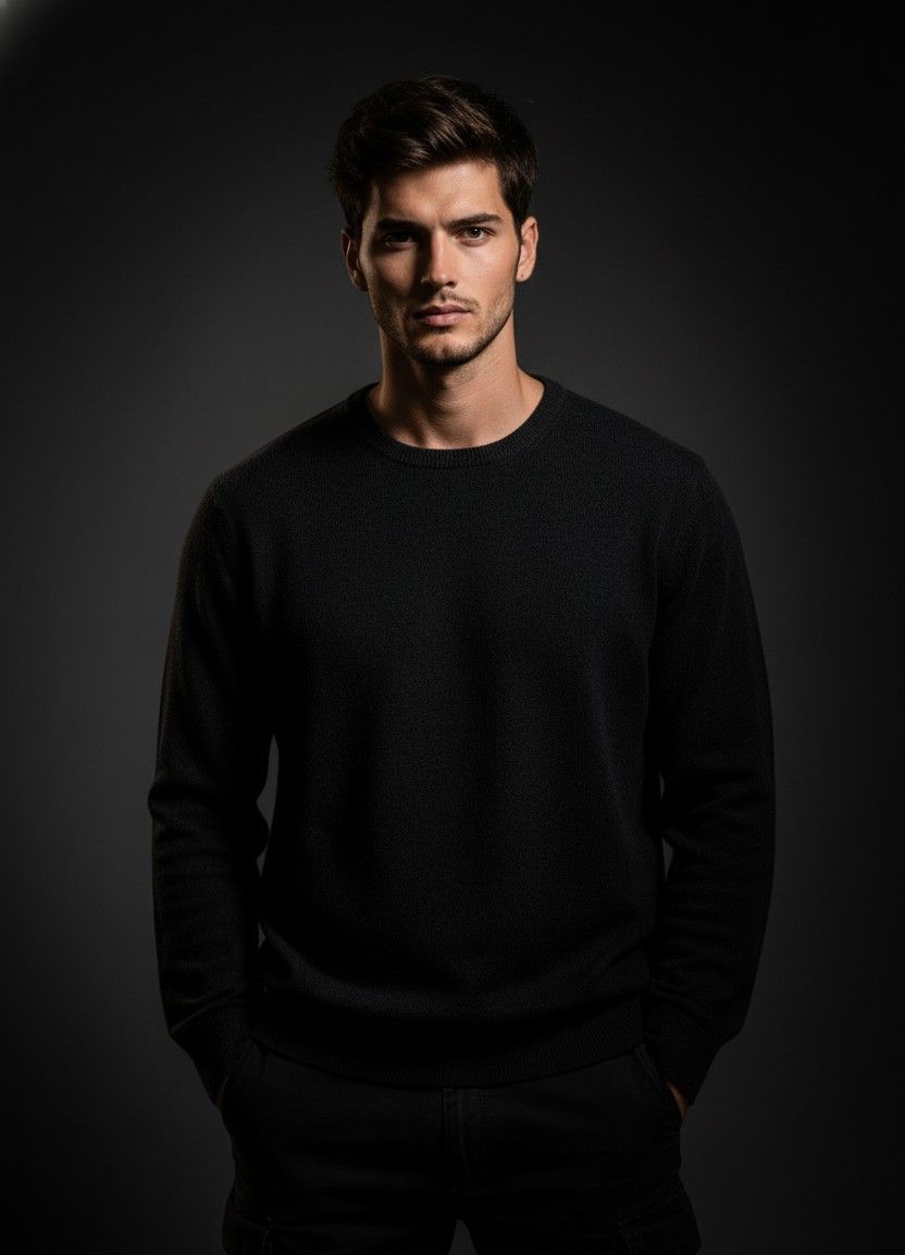 Professional Studio Mastershots — Low Key Portrait (Male)