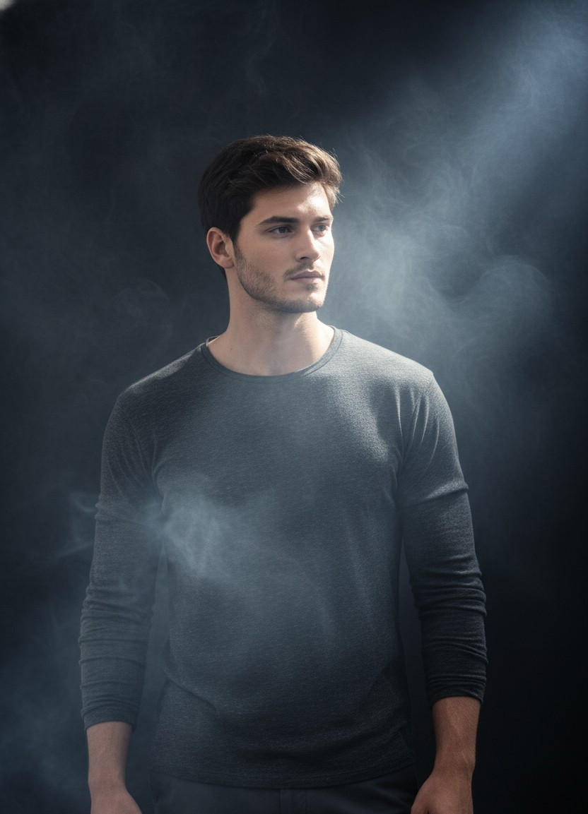 Experimental & Artistic Portraits — Smoke Portrait (Male)