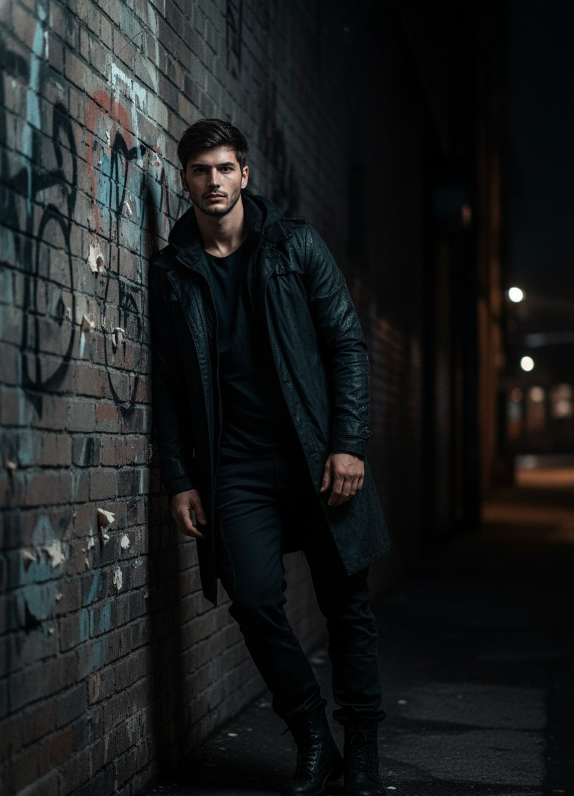 Nightlife Identity — Alleyway Shadow (Male)