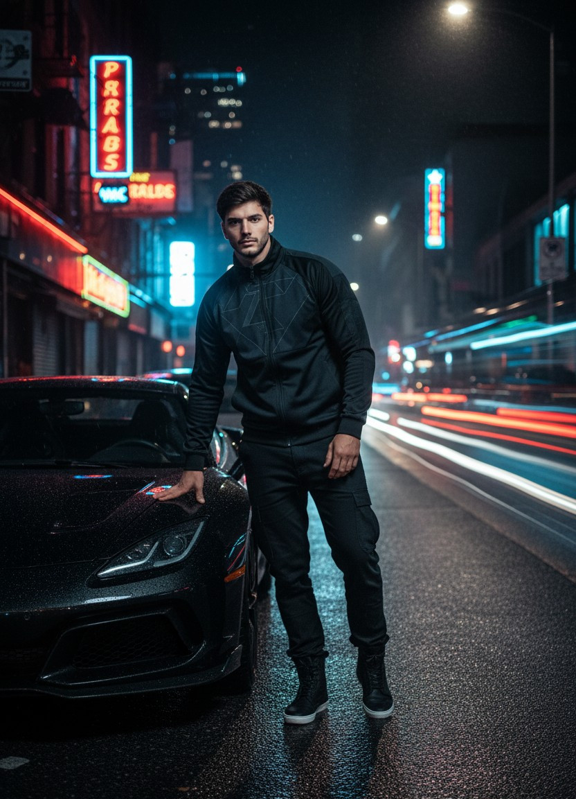 Nightlife Identity — Street Racer Style (Male)