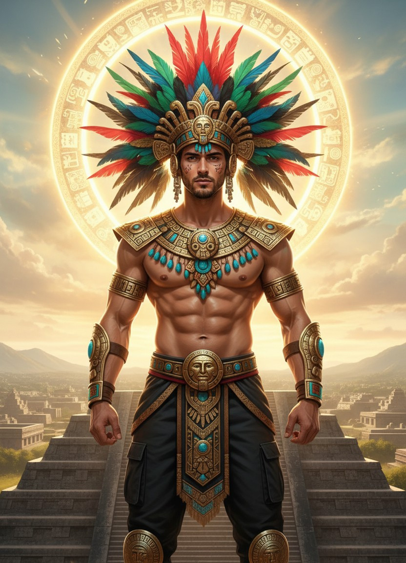 Mythology 2 — Aztec Sun Warrior (Male)