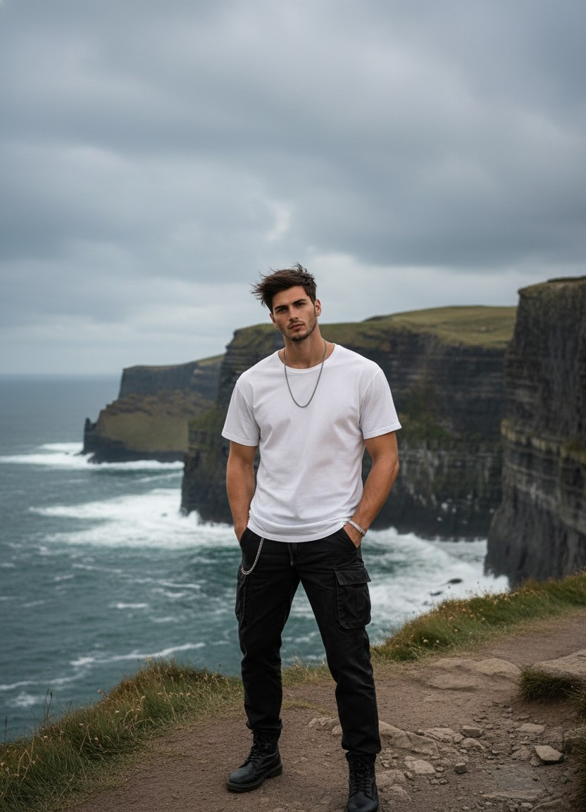 Countryside Portrait — Irish Coastal Countryside Portrait (Male)