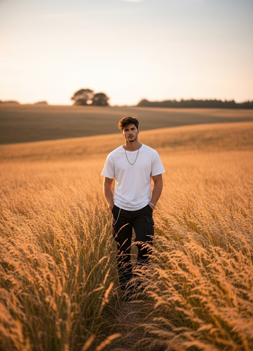 Grassland — Golden Hour Grassland Walk (Male)