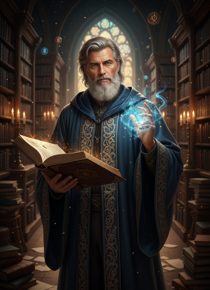 Fantasy & Mythology — Magic Wizard (Male)