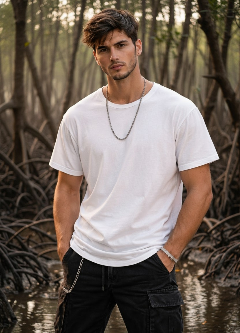 Mangrove Adventure — Walking Through Mangrove Forest (Male)