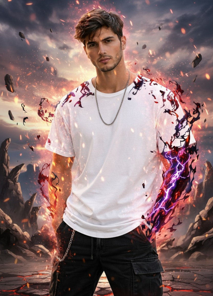 One Piece — Devil Fruit Power Portrait (Male)