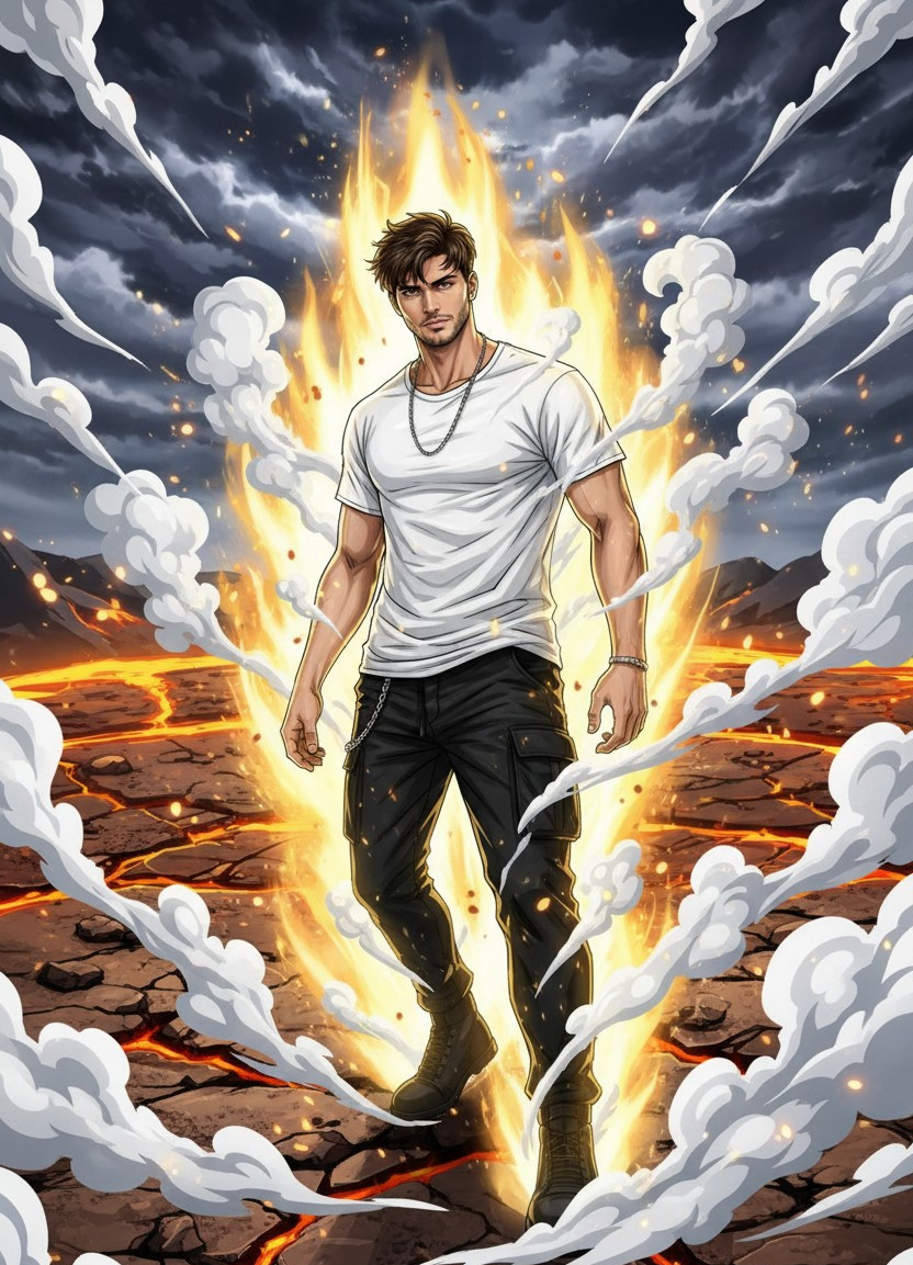 One Piece — Gear Power Transformation Portrait (Male)