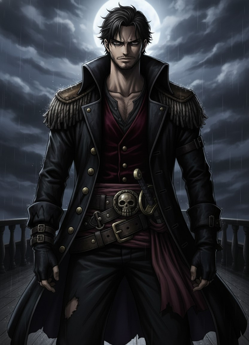 One Piece — Dark Pirate Villain Portrait (Male)