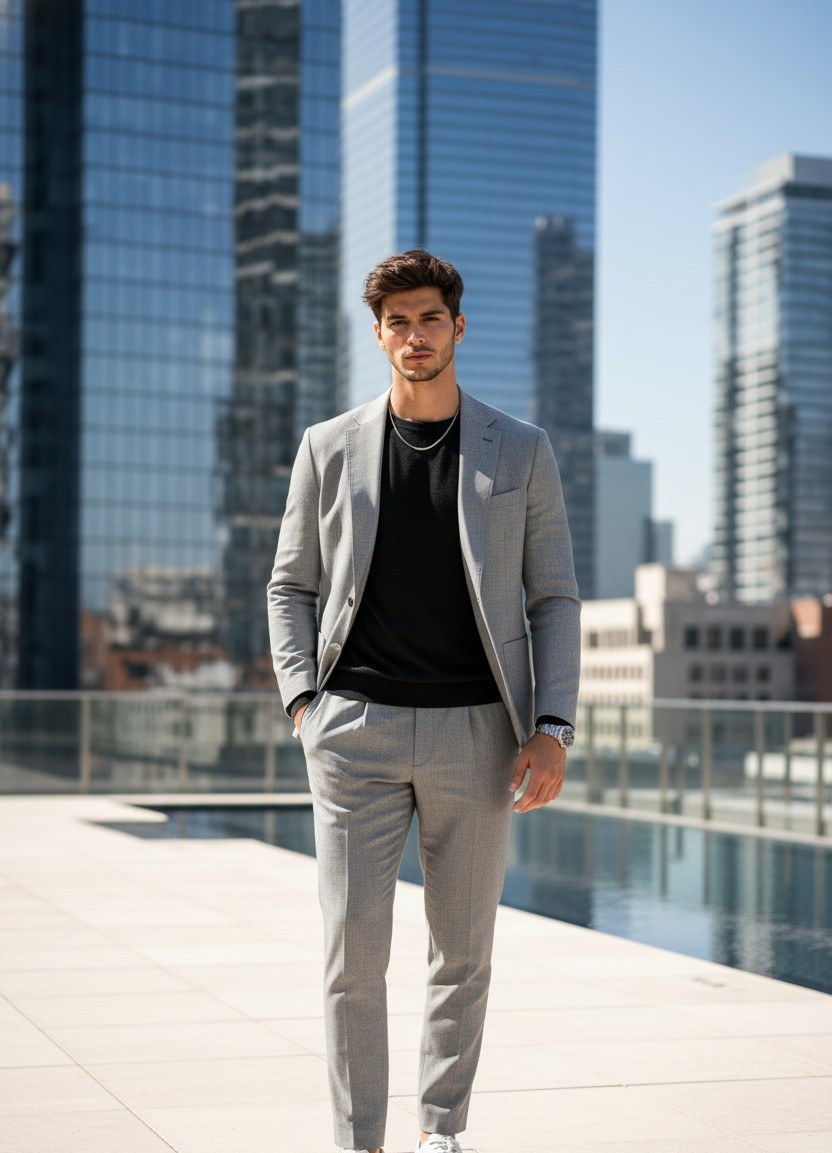 Modern City — Luxury City Portrait (Male)