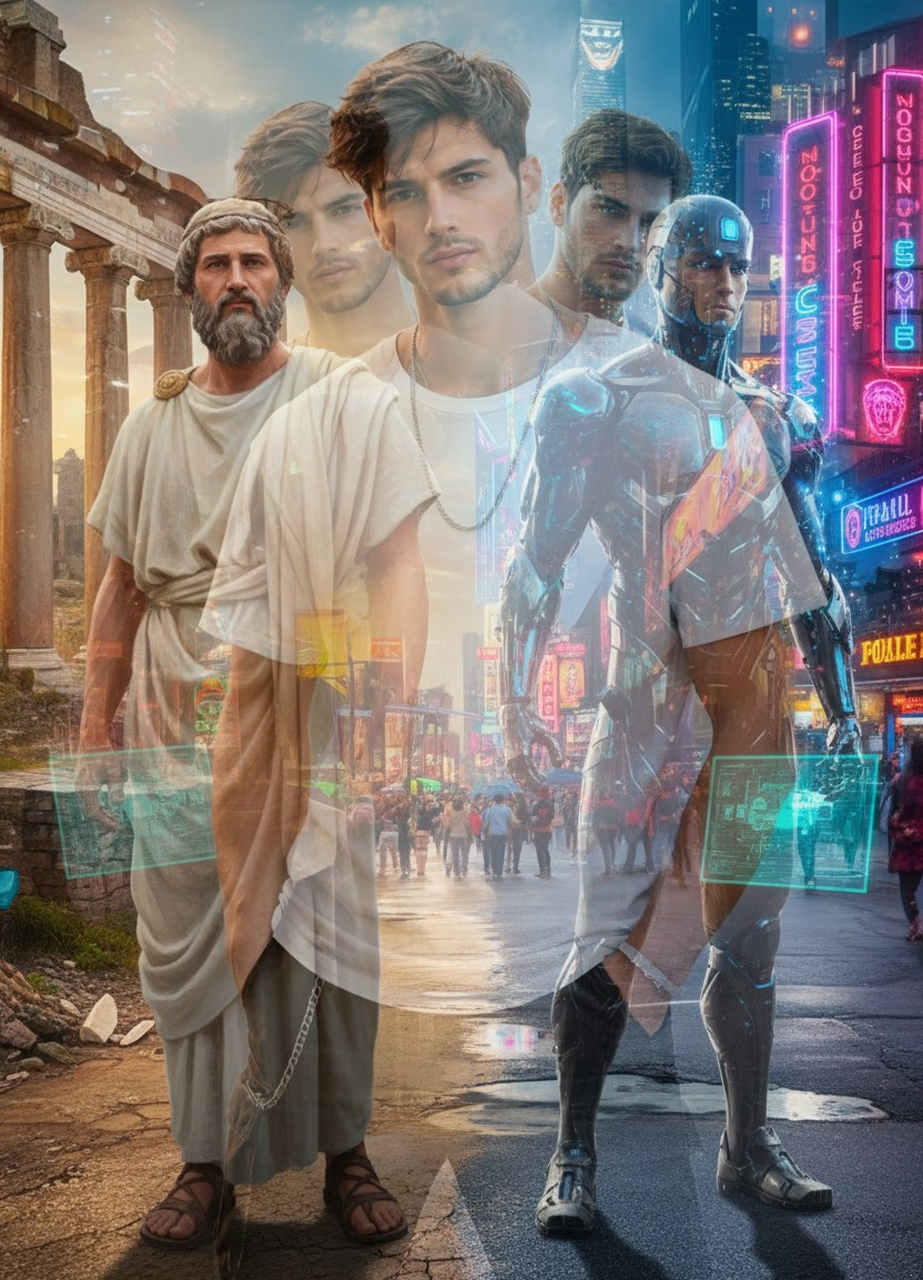 Meta — Time Travel Layers Portrait (Male)