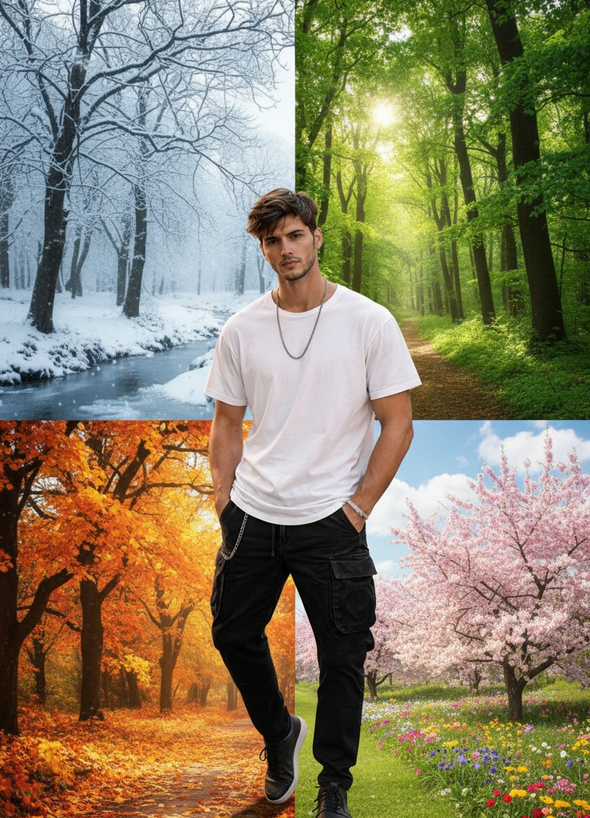 Meta — Walking Through Different Seasons (Male)