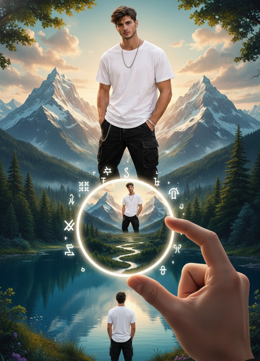 Meta — Giant vs Tiny Traveler Perspective (Male)