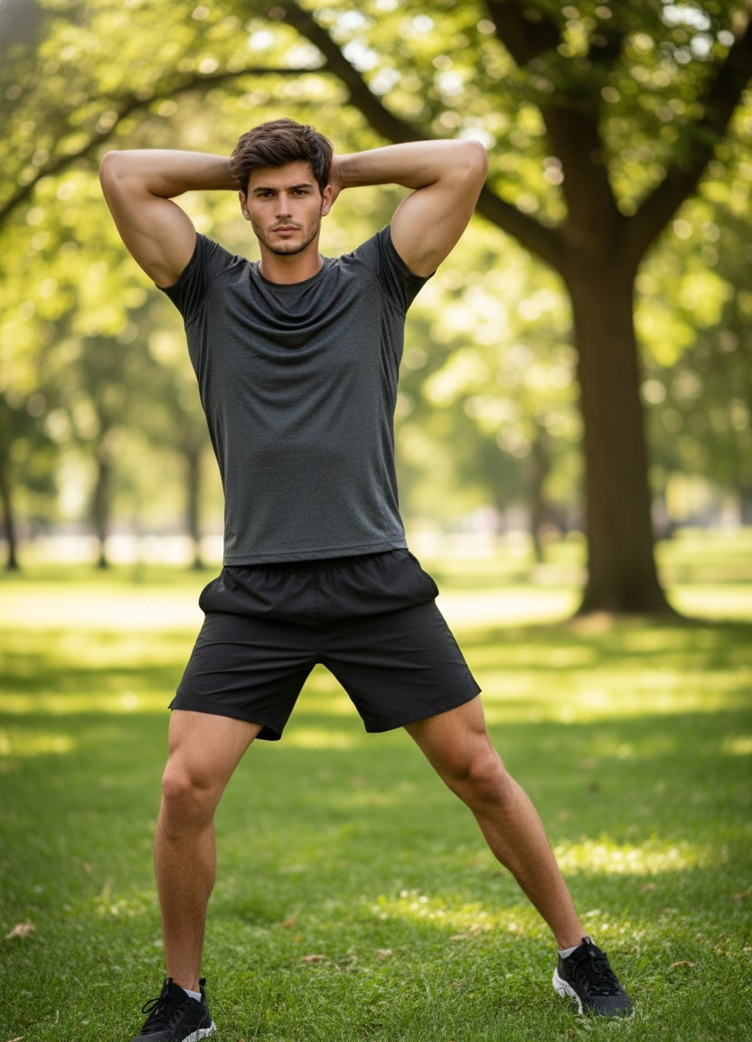 Fitness / Gym Portrait — Outdoor Fitness Shot (Male)